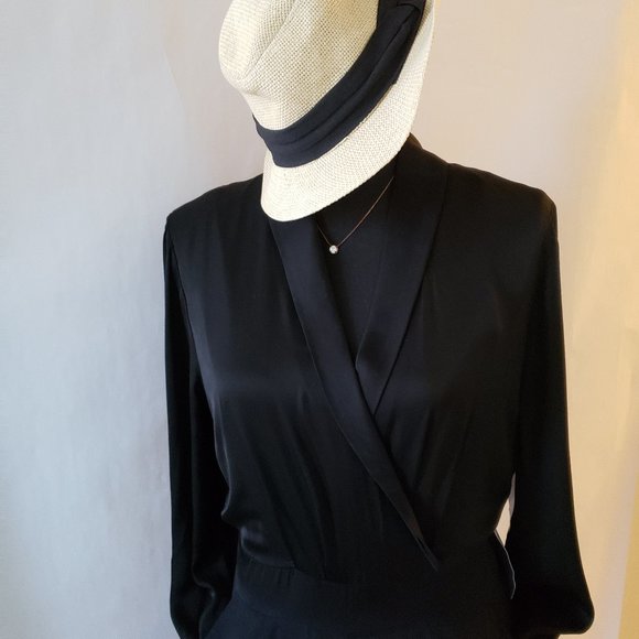 Harlyn Pants - NWT Harlyn Black Tuxedo Straight Leg Jumpsuit